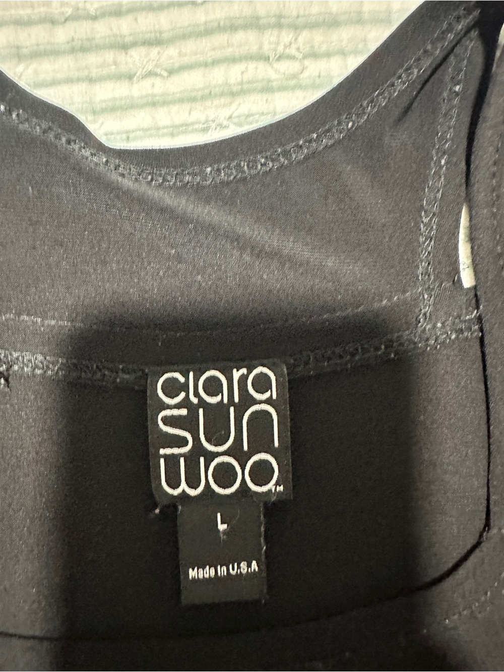 Clara Sun Woo Black Knit Tunic Top - Picture 6 of 6